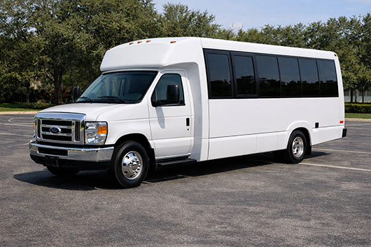 18-passenger minibus available for charter in Rayville, LA